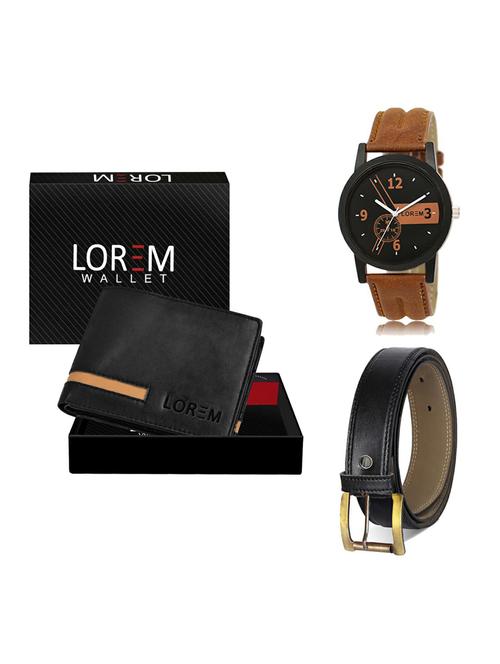 belt, wallet & watch gift combo - 19372783 - Very Small Image - 1