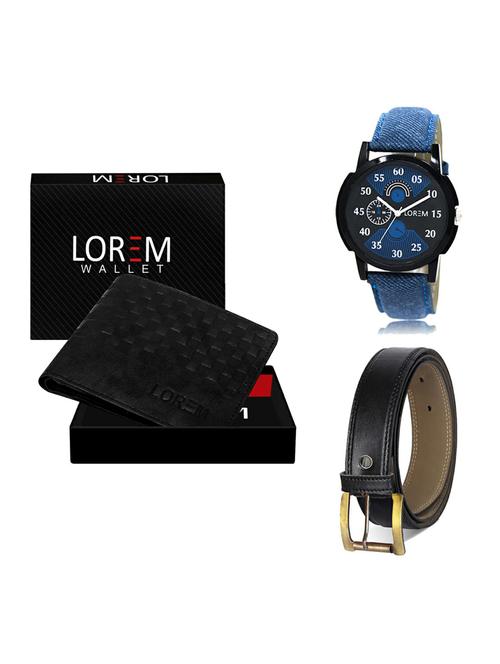 belt, wallet & watch gift combo - 19372825 - Very Small Image - 1