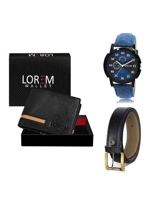 belt, wallet & watch gift combo - 19372828 - Very Small Image - 1