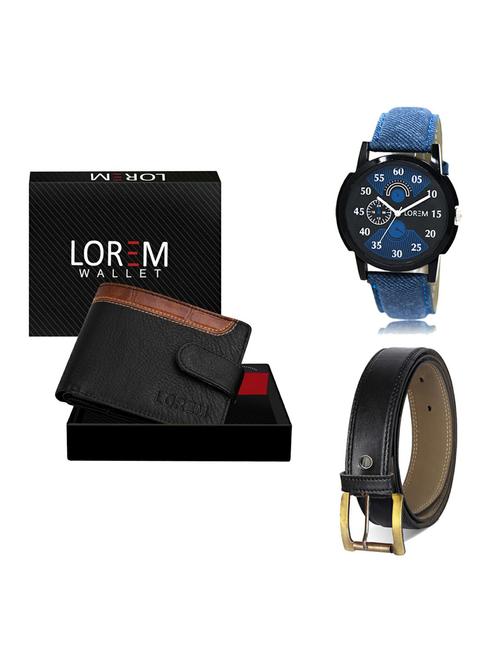belt, wallet & watch gift combo - 19372831 - Very Small Image - 1