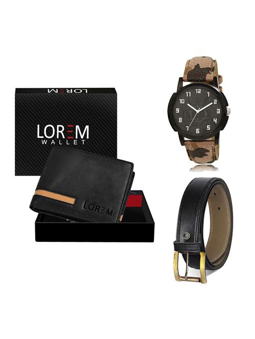 belt, wallet & watch gift combo - 19372873 - Very Small Image - 1