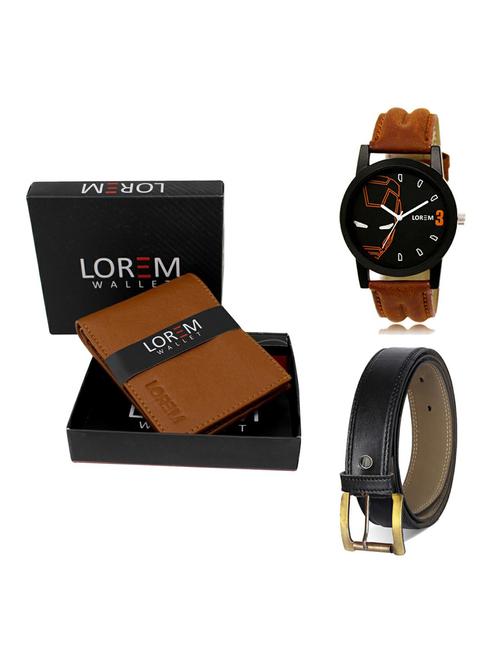 belt, wallet & watch gift combo - 19372879 - Very Small Image - 1