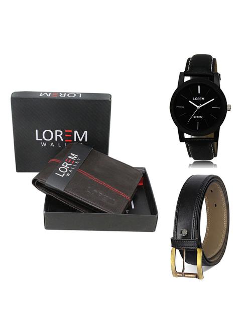 belt, wallet & watch gift combo - 19372928 - Very Small Image - 1