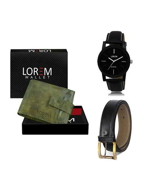 belt, wallet & watch gift combo - 19372943 - Very Small Image - 1