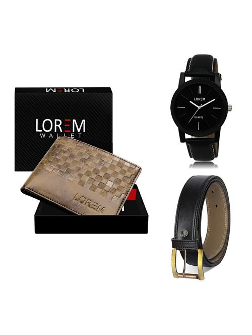 belt, wallet & watch gift combo - 19372957 - Very Small Image - 1
