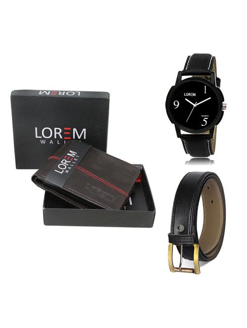 belt, wallet & watch gift combo - 19372973 - Very Small Image - 1