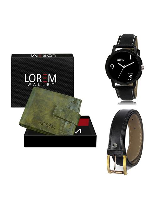 belt, wallet & watch gift combo - 19372988 - Very Small Image - 1