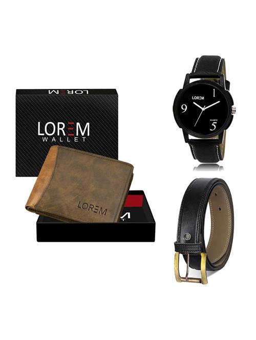 belt, wallet & watch gift combo - 19372992 - Very Small Image - 1
