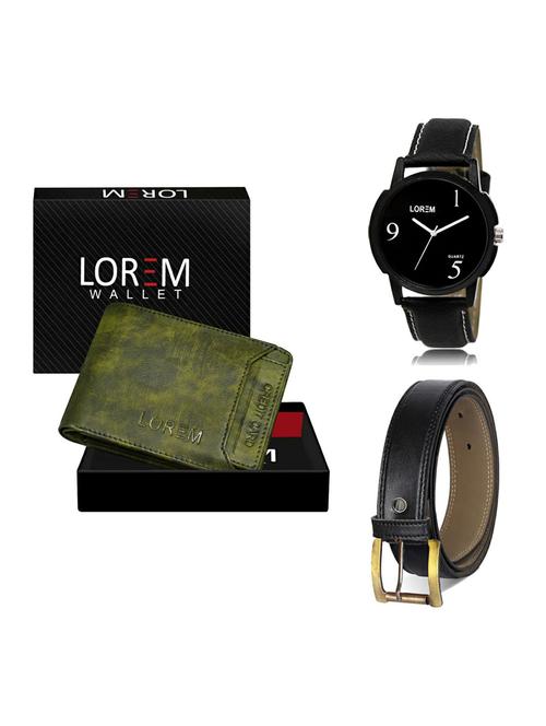belt, wallet & watch gift combo - 19372993 - Very Small Image - 1
