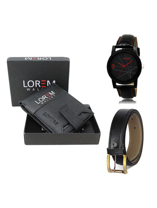 belt, wallet & watch gift combo - 19373064 - Very Small Image - 1