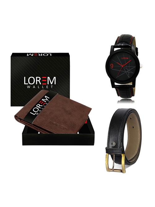 belt, wallet & watch gift combo - 19373068 - Very Small Image - 1