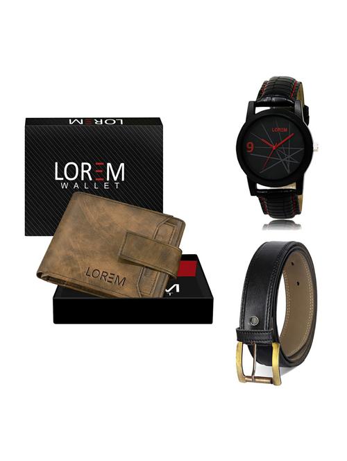 belt, wallet & watch gift combo - 19373079 - Very Small Image - 1