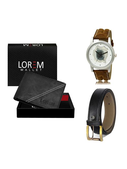 belt, wallet & watch gift combo - 19373136 - Very Small Image - 1