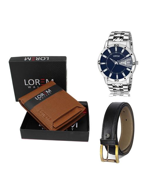 belt, wallet & watch gift combo - 19373195 - Very Small Image - 1