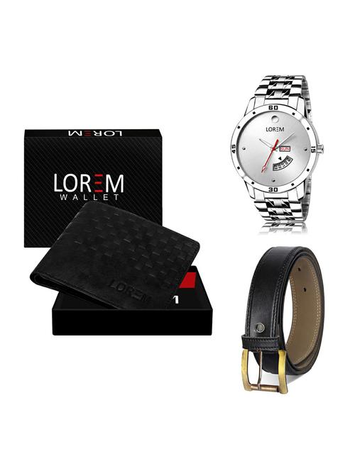 belt, wallet & watch gift combo - 19373275 - Very Small Image - 1