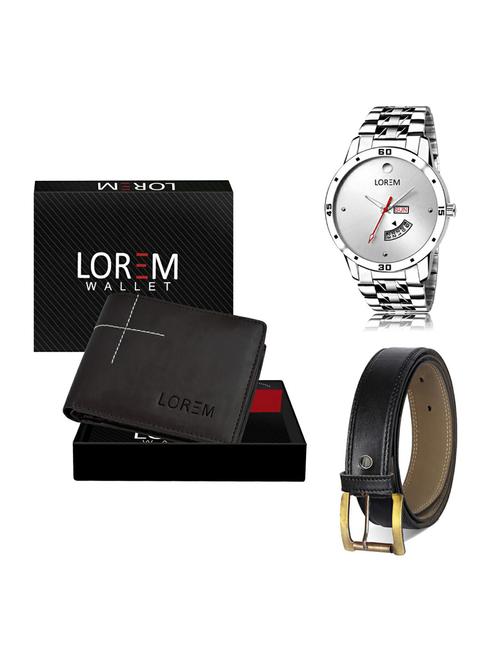 belt, wallet & watch gift combo - 19373277 - Very Small Image - 1