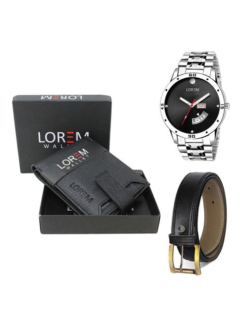 belt, wallet & watch gift combo - 19373289 - Very Small Image - 1