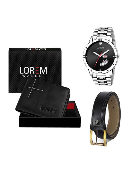belt, wallet & watch gift combo - 19373321 - Very Small Image - 1