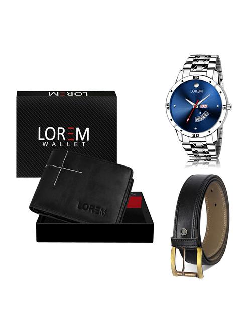 belt, wallet & watch gift combo - 19373366 - Very Small Image - 1