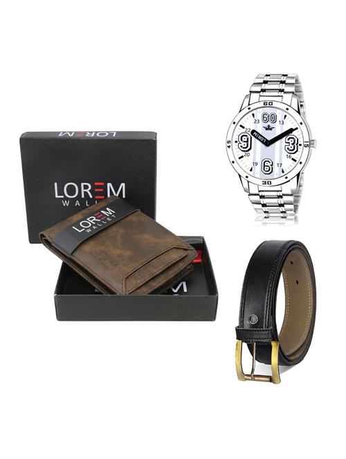 belt, wallet & watch gift combo - 19373556 - Very Small Image - 1