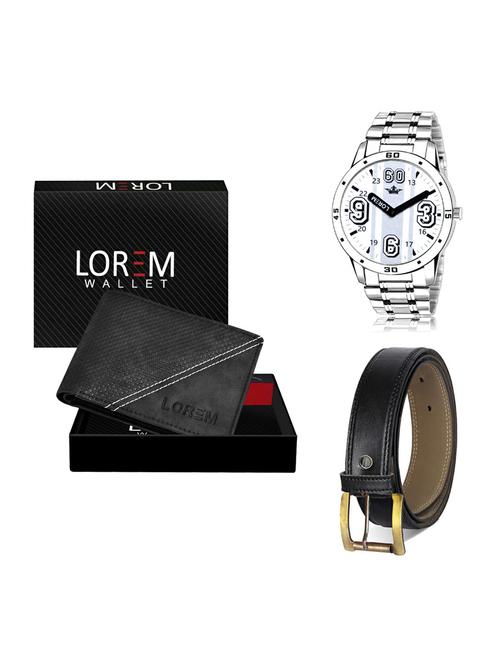 belt, wallet & watch gift combo - 19373586 - Very Small Image - 1