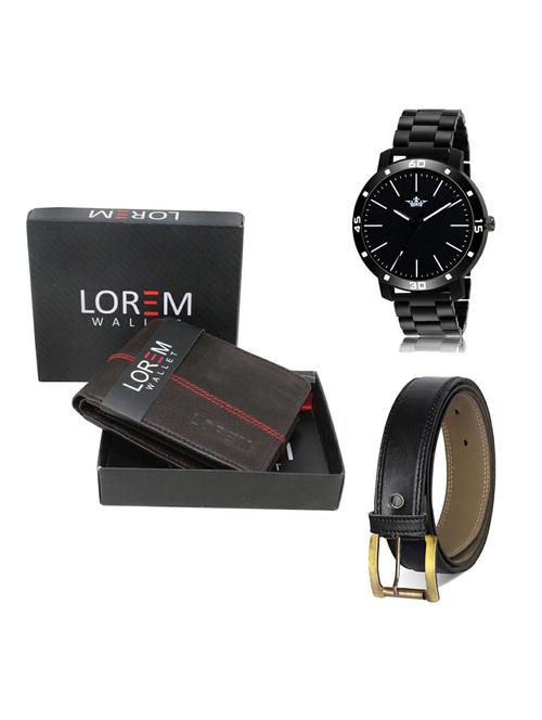 belt, wallet & watch gift combo - 19373603 - Very Small Image - 1
