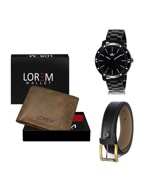 belt, wallet & watch gift combo - 19373620 - Very Small Image - 1