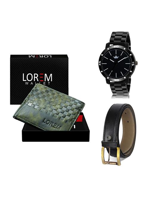 belt, wallet & watch gift combo - 19373634 - Very Small Image - 1