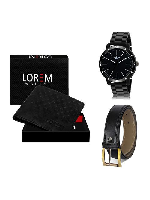 belt, wallet & watch gift combo - 19373635 - Very Small Image - 1