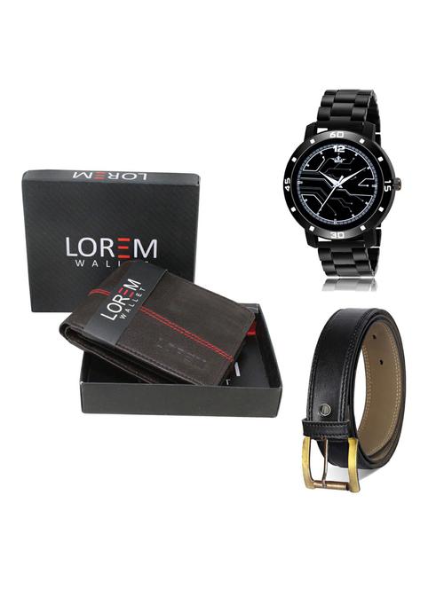 belt, wallet & watch gift combo - 19373648 - Very Small Image - 1