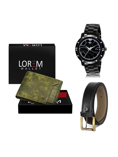 belt, wallet & watch gift combo - 19373657 - Very Small Image - 1