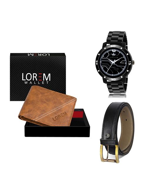 belt, wallet & watch gift combo - 19373674 - Very Small Image - 1