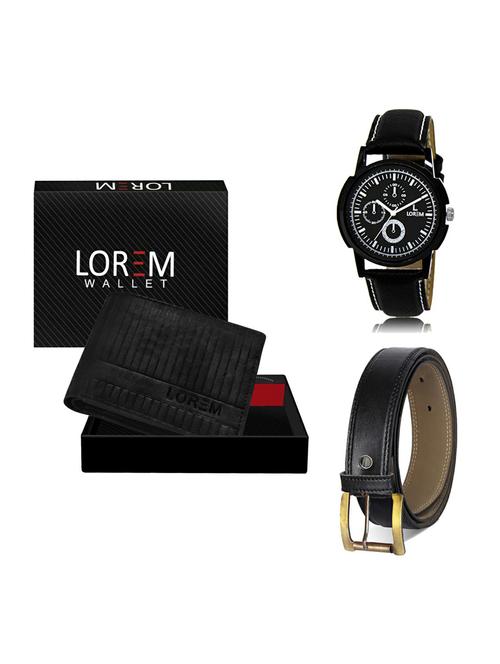 belt, wallet & watch gift combo - 19373762 - Very Small Image - 1