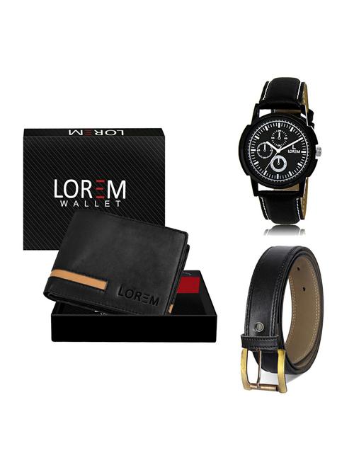 belt, wallet & watch gift combo - 19373773 - Very Small Image - 1