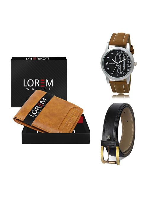 belt, wallet & watch gift combo - 19373782 - Very Small Image - 1