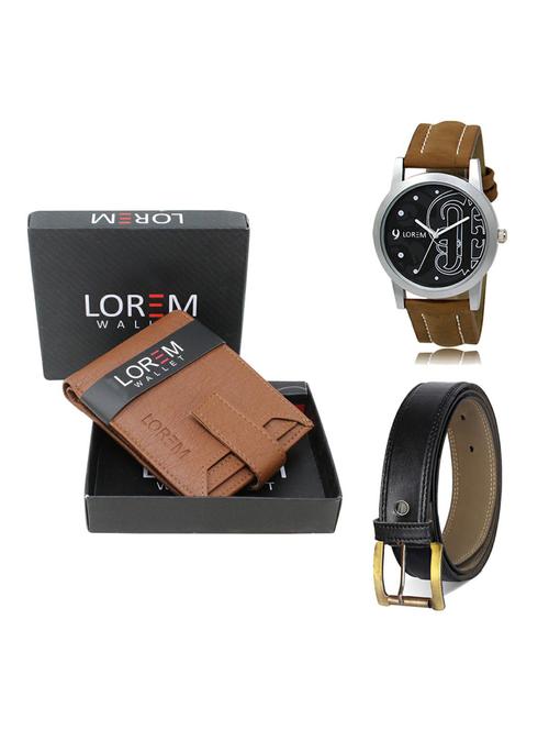 belt, wallet & watch gift combo - 19373786 - Very Small Image - 1