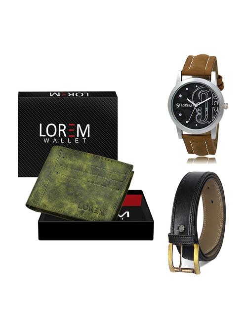 belt, wallet & watch gift combo - 19373793 - Very Small Image - 1