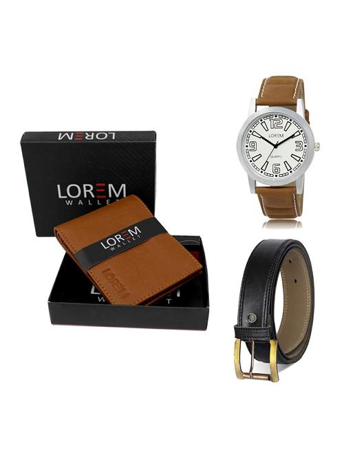 belt, wallet & watch gift combo - 19373824 - Very Small Image - 1
