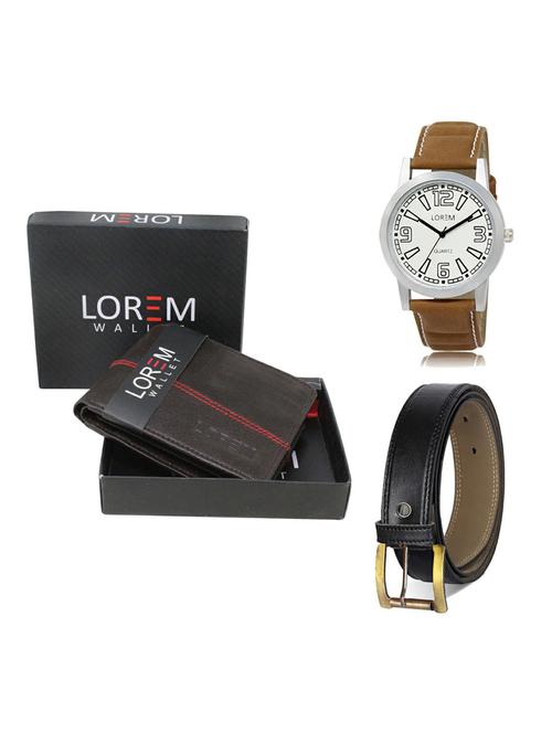 belt, wallet & watch gift combo - 19373828 - Very Small Image - 1