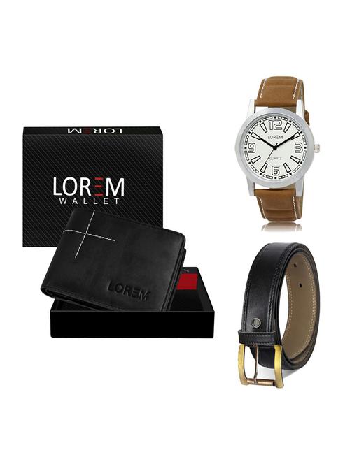belt, wallet & watch gift combo - 19373861 - Very Small Image - 1
