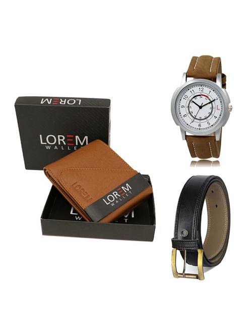 belt, wallet & watch gift combo - 19373913 - Very Small Image - 1