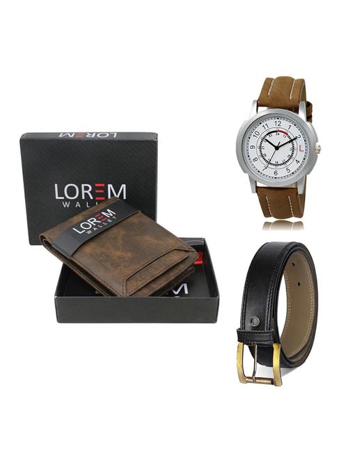 belt, wallet & watch gift combo - 19373916 - Very Small Image - 1