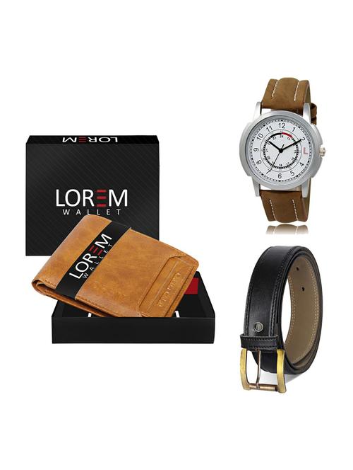 belt, wallet & watch gift combo - 19373917 - Very Small Image - 1