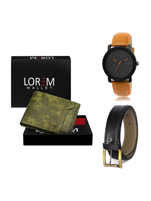 belt, wallet & watch gift combo - 19374062 - Very Small Image - 1