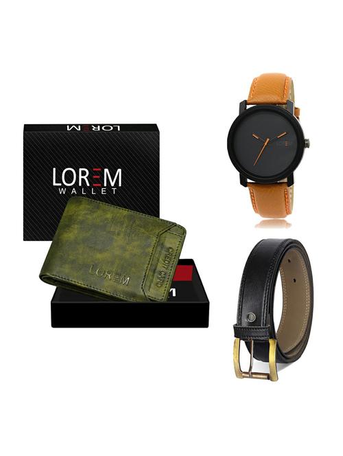 belt, wallet & watch gift combo - 19374073 - Very Small Image - 1