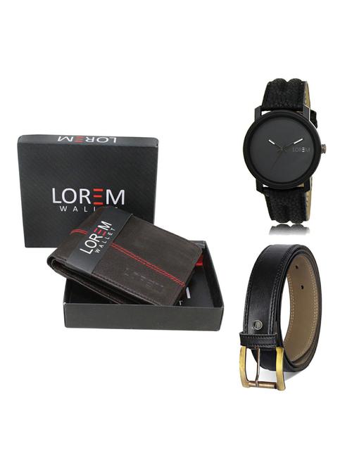 belt, wallet & watch gift combo - 19374098 - Very Small Image - 1