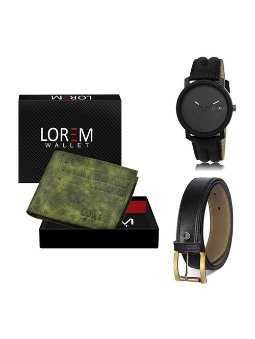 belt, wallet & watch gift combo - 19374108 - Very Small Image - 1