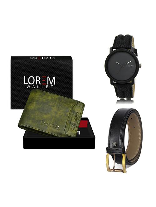 belt, wallet & watch gift combo - 19374118 - Very Small Image - 1