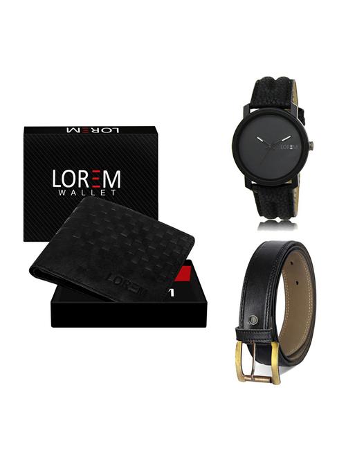 belt, wallet & watch gift combo - 19374130 - Very Small Image - 1