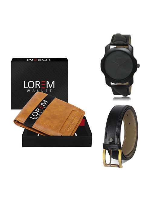 belt, wallet & watch gift combo - 19374142 - Very Small Image - 1